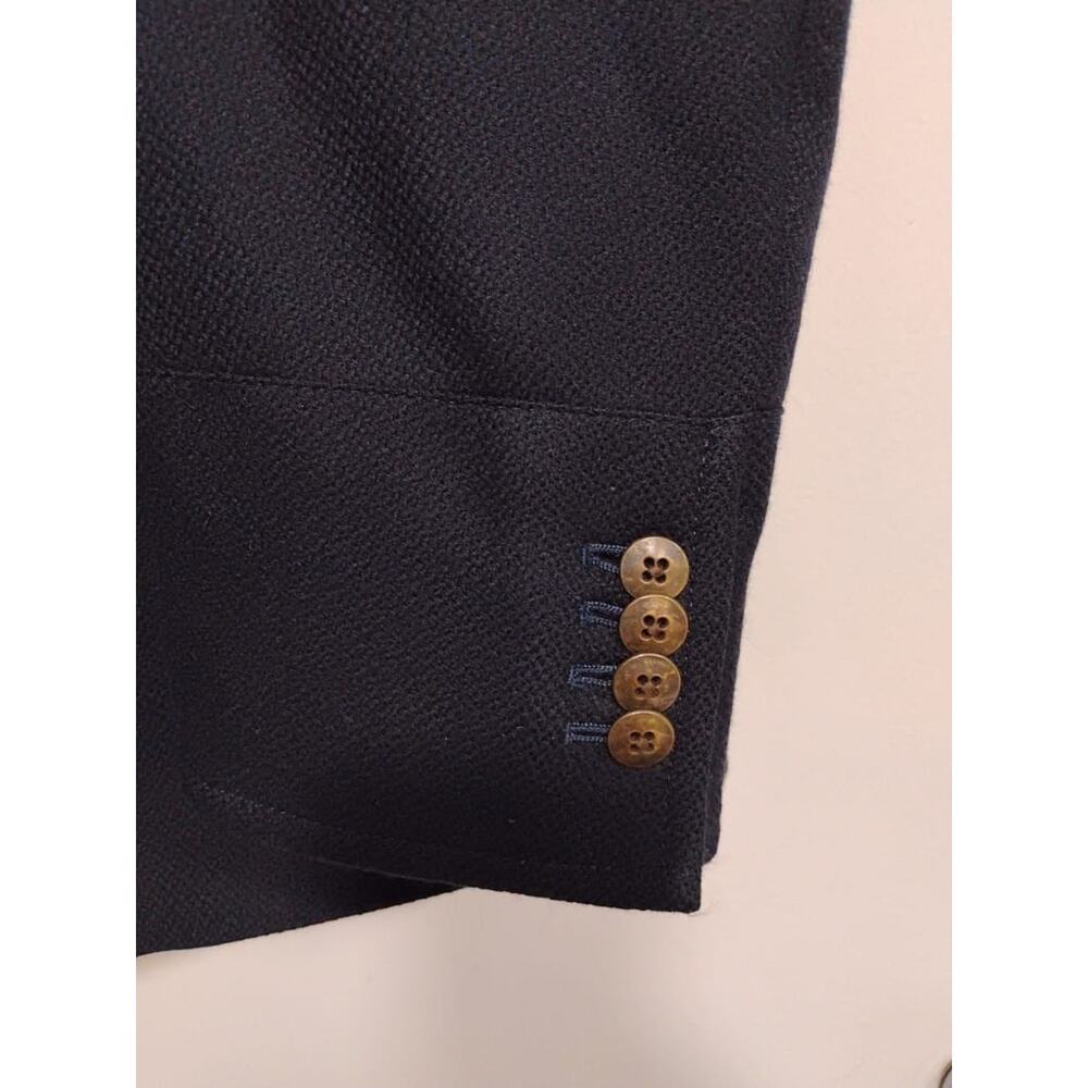 Kroon Ritchie Navy blue Hybrid Sport Coat Blue Blazer Wool Cashmere 46R $425 - Picture 11 of 16